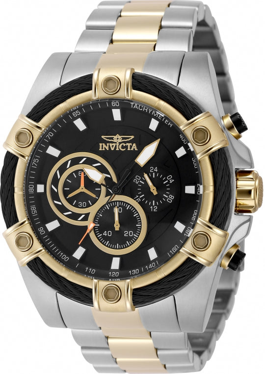 Invicta Men's 48868 Bolt Quartz VD54 Black Dial Watch