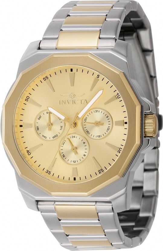 Invicta Men's 46846 Speedway Quartz Chronograph Gold Dial Watch