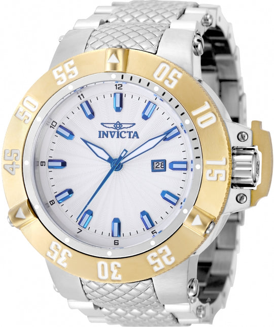 Invicta Men's 50052 Subaqua Quartz PC32 Silver Dial Watch