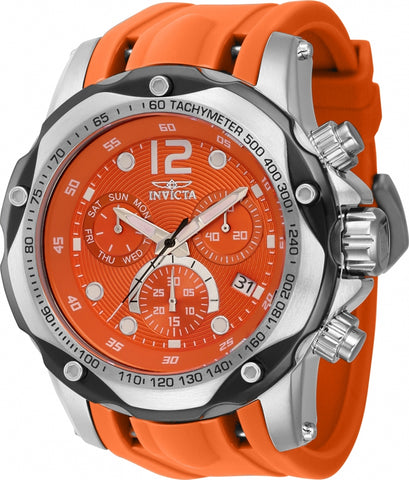 Invicta Men's 40353 Speedway Quartz Z60 FE Orange Dial Watch