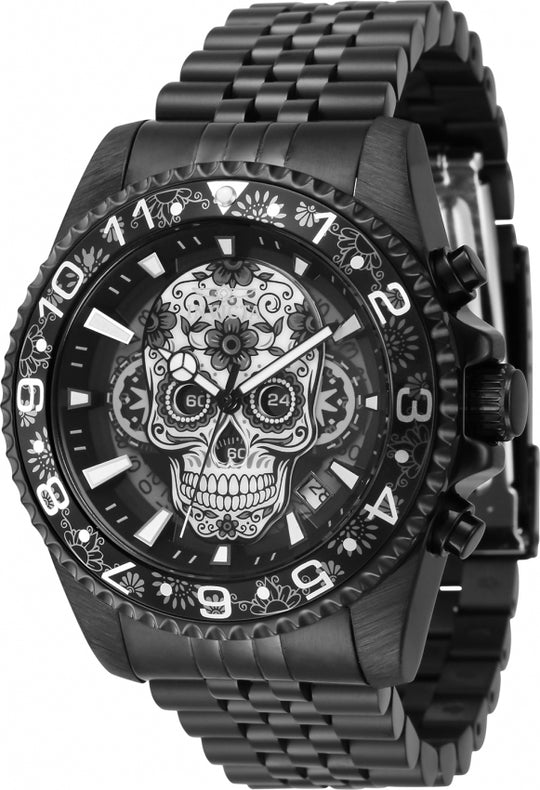 Invicta Men's 43753 Pro Diver Quartz VD53 Grey, Silver, Black Dial Watch