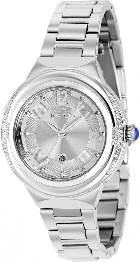Invicta Women's 38076 Angel Quartz Silver Dial Watch