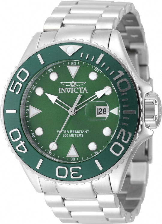 InvictaMen's 49638 Pro Diver Quartz PC32 Green Dial Watch