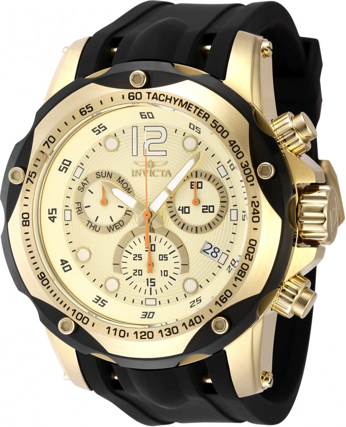 Invicta Men's 48910 Speedway Quartz Z60 FE Gold Dial Watch