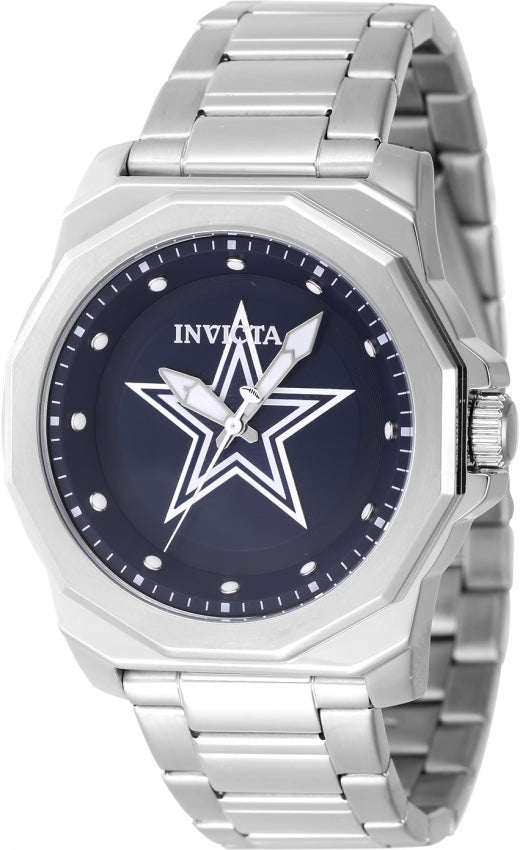 Invicta Men's 47920 NFL Dallas Cowboys Quartz 3 Hand Blue Dial Watch