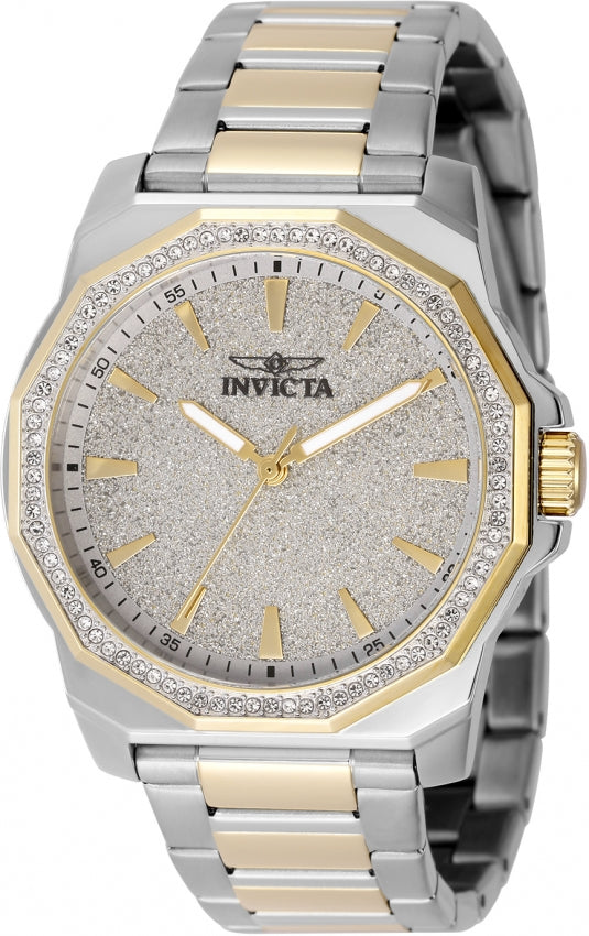 Invicta Men's 49126 Speedway Quartz 3 Hand Silver Dial Watch