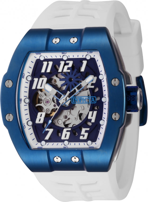 Invicta Men's 44896 S1 Rally Automatic NH70 White, Blue Dial Watch