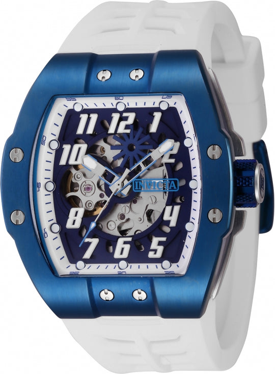 Invicta Men's 44896 S1 Rally Automatic NH70 White, Blue Dial Watch
