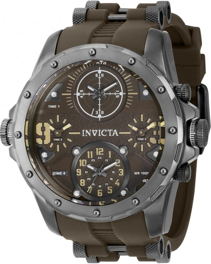 Invicta Men's 39357 Coalition Forces Quartz Chronograph Brown Dial Watch