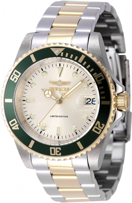 Invicta Men's 47395 Pro Diver Automatic 3 Hand Champagne Dial Watch
