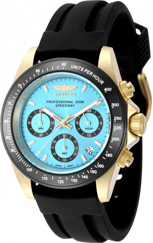 Invicta Men's 50491 Speedway Quartz VD53 Light Blue Dial Watch