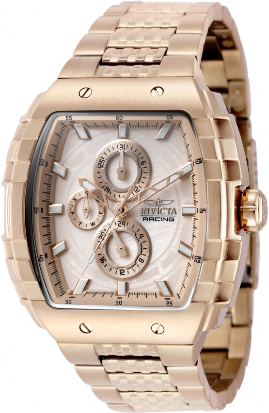 Invicta Men's 50241 S1 Rally Quartz VH67 Rose Gold Dial Watch