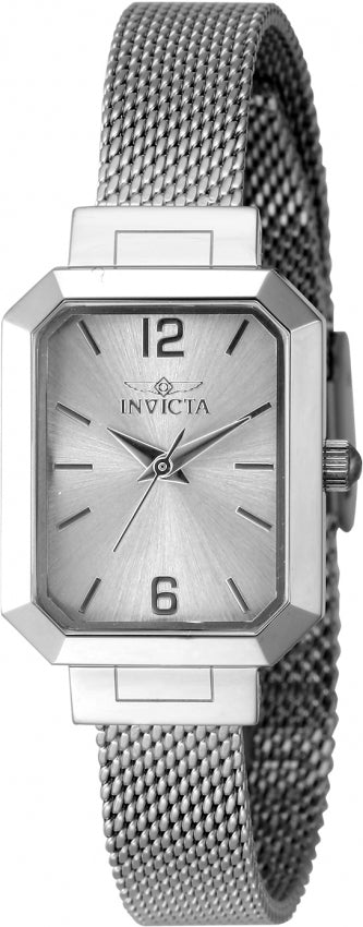 Invicta Women's 48150 Angel Quartz 3 Hand Silver Dial Watch