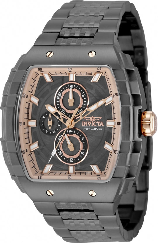 Invicta Men's 50239 S1 Rally Quartz VH67 Black Dial Watch