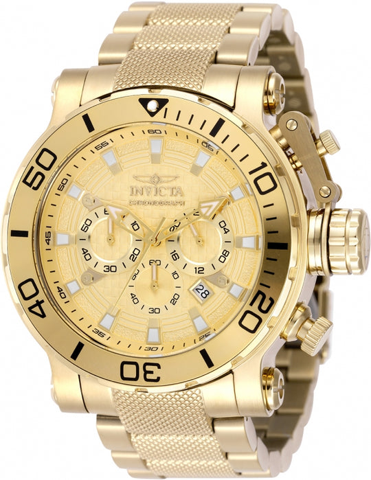 Invicta Men's 50231 Coalition Forces Quartz VD53 Gold Dial Watch