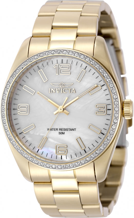 InvictaWomen's 50131 Specialty Quartz PC21 White Dial Watch