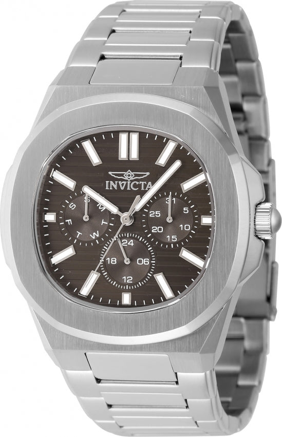 Invicta Men's 48327 Speedway Quartz 3 Hand Brown Dial Watch
