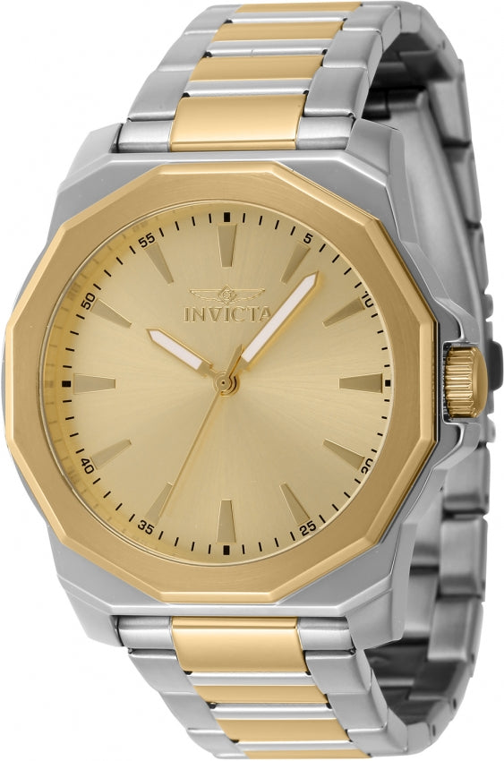 Invicta Women's 46835 Speedway Quartz 3 Hand Gold Dial Watch