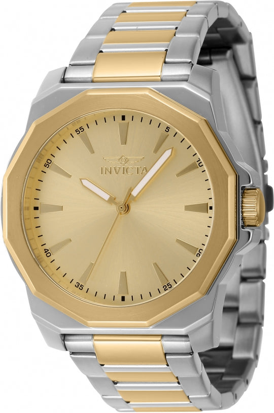 Invicta Women's 46835 Speedway Quartz 3 Hand Gold Dial Watch