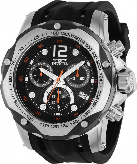 Invicta Men's 39727 Speedway Quartz Black Dial Chronograph Watch