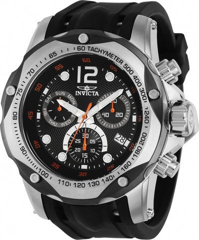 Invicta Men's 39727 Speedway Quartz Black Dial Chronograph Watch