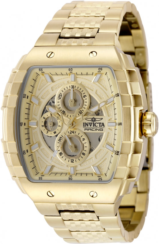 Invicta Men's 50237 S1 Rally Quartz VH67 Gold Dial Watch