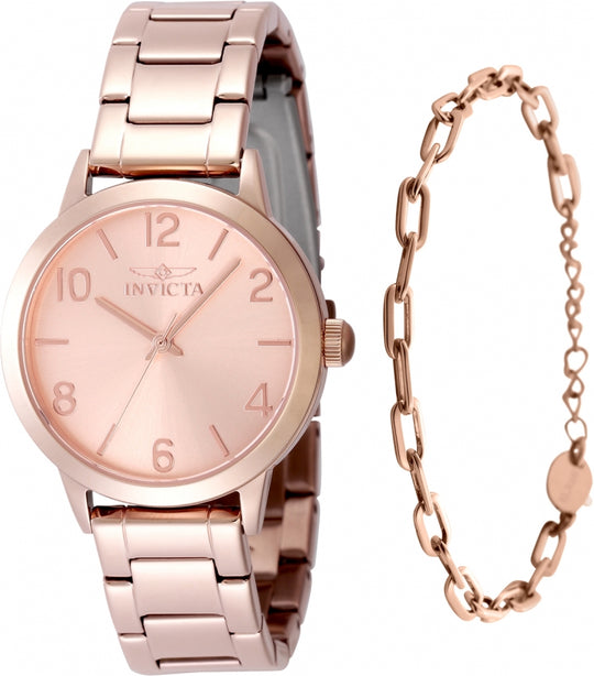 Invicta Women's 49087 Wildflower Quartz PC21J Rose Gold Dial Watch