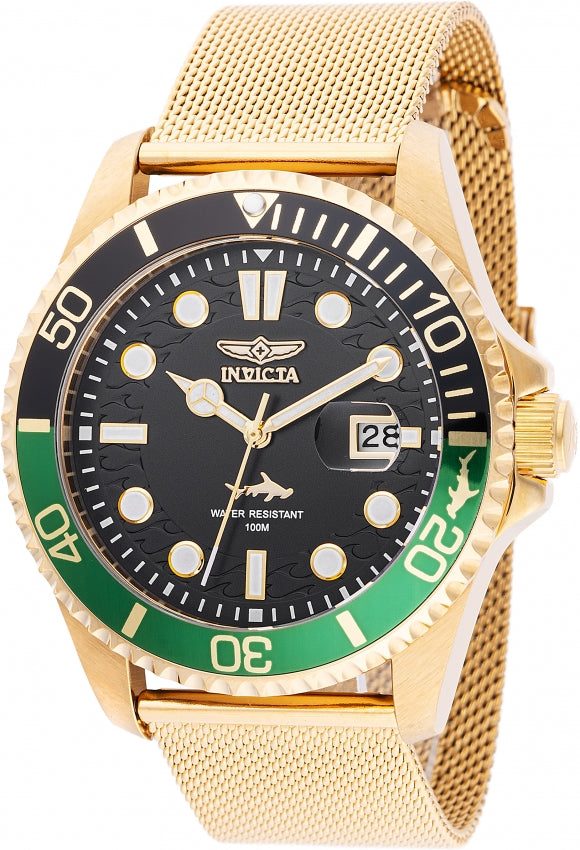 Invicta Men's 47179 Pro Diver Quartz Multifunction Black Dial Watch