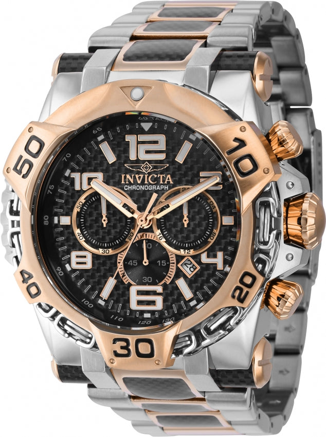 Invicta Men's 38789 Mammoth Quartz Chronograph Black Dial Watch