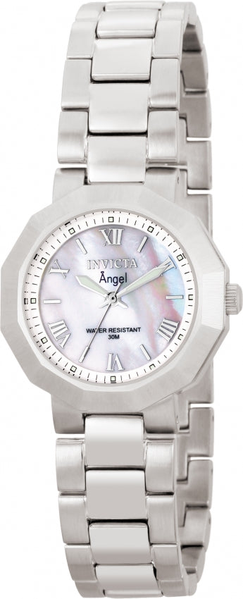 Invicta Women's 0542 Angel Quartz Mother of Pearl Dial Watch