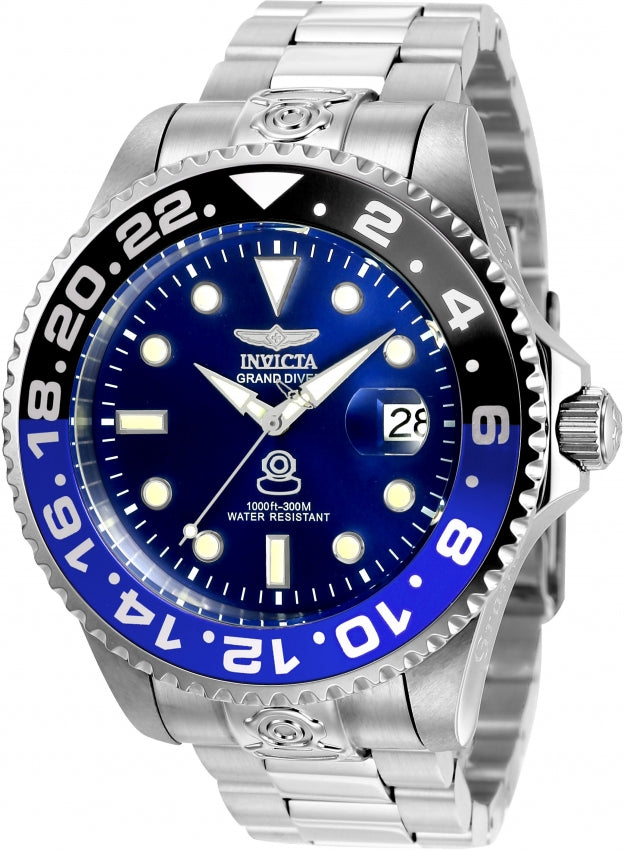 Invicta Women's 21865 Pro Diver Automatic 3 Hand Blue Dial Watch