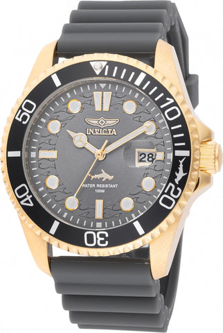 Invicta Men's 47171 Pro Diver Quartz Charcoal Dial Watch