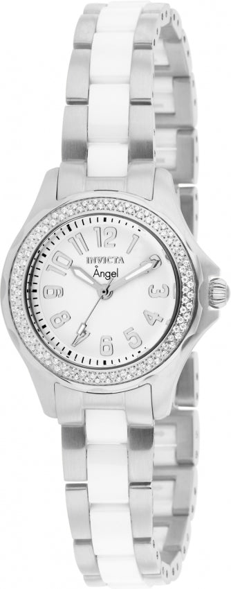 Invicta Women's 1779 Angel Quartz Silver Dial Watch