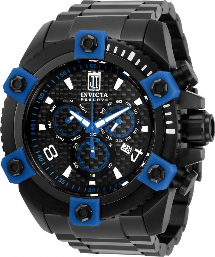 Invicta Men's 33992 JT Quartz Chronograph Black Dial Watch