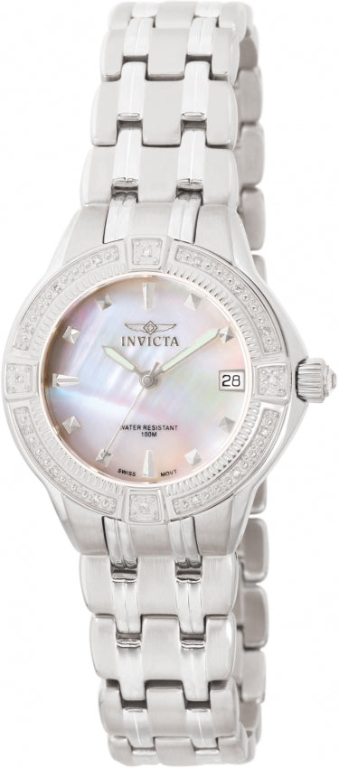 Invicta Women's 0266 Specialty Quartz Mother of Pearl Dial Watch
