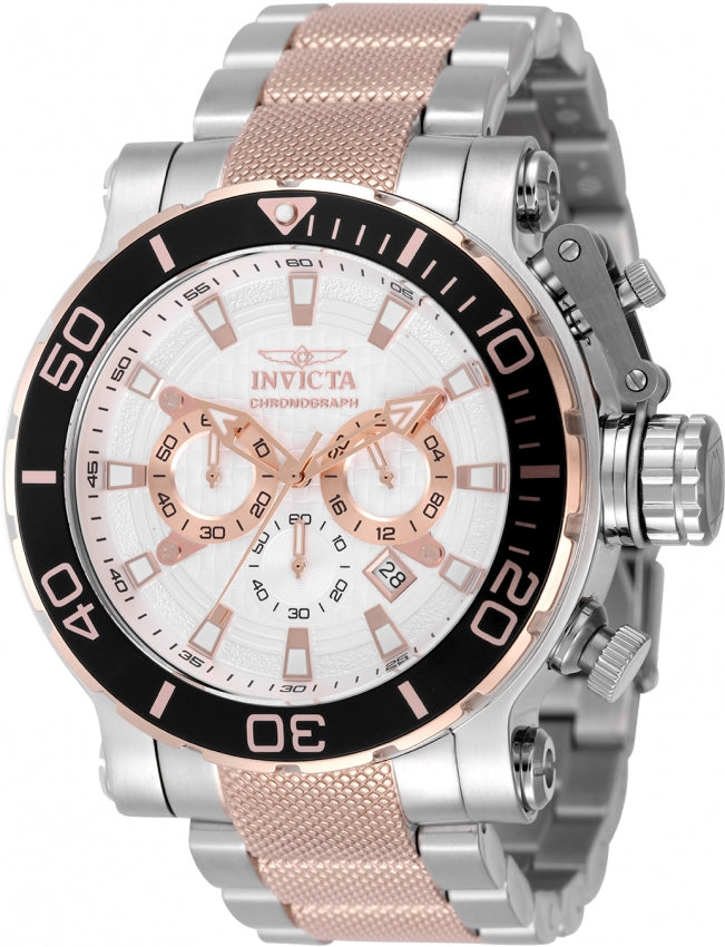 Invicta Men's 50232 Coalition Forces Quartz VD53 Silver Dial Watch