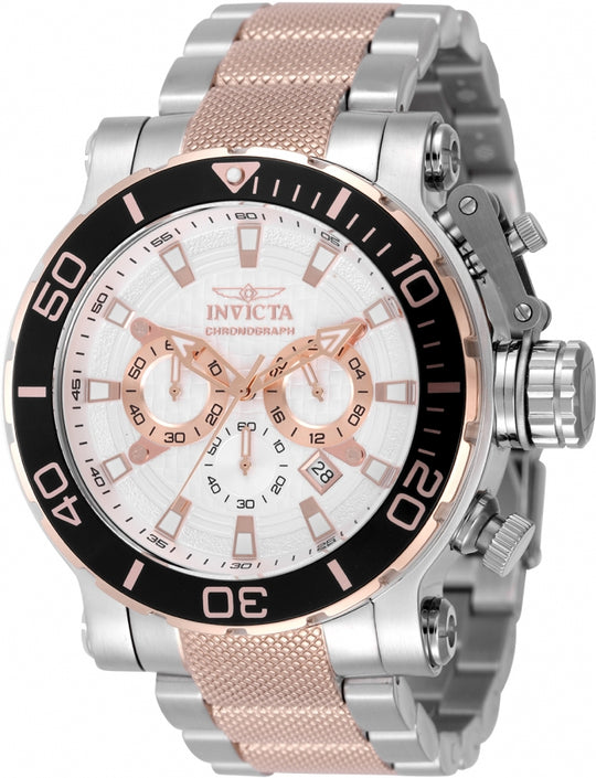 Invicta Men's 50232 Coalition Forces Quartz VD53 Silver Dial Watch