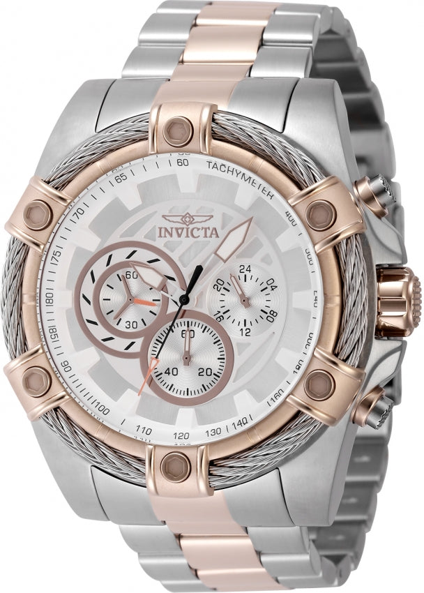 InvictaMen's 48869 Bolt Quartz VD54 Silver Dial Watch