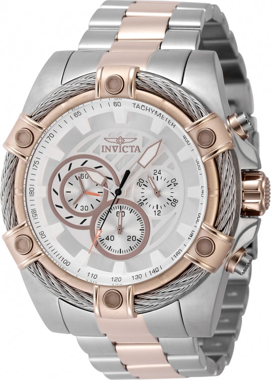 InvictaMen's 48869 Bolt Quartz VD54 Silver Dial Watch