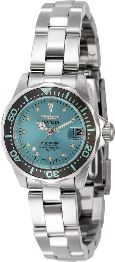 Invicta Women's 45786 Pro Diver  Quartz 3 Hand Blue Dial Watch