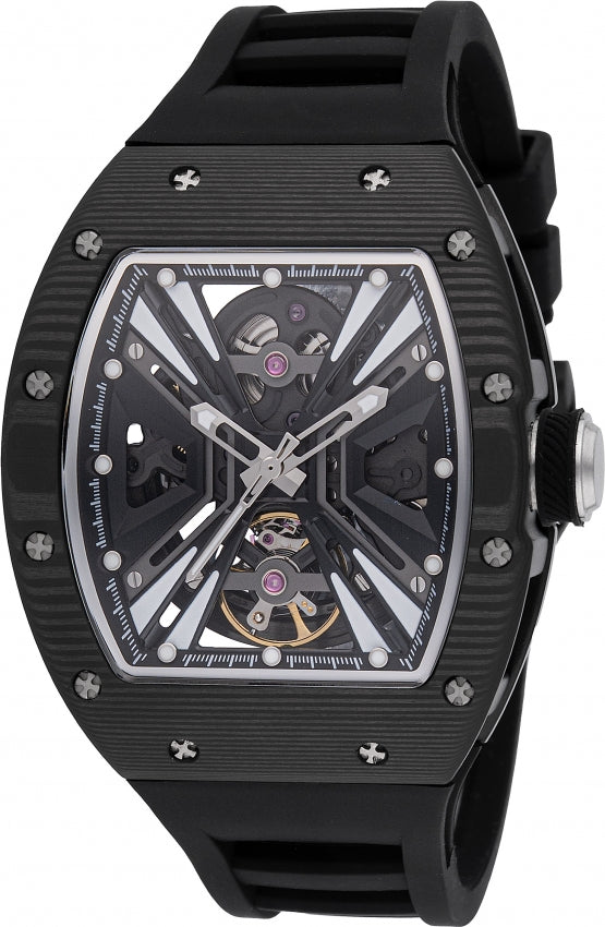 Invicta Men's 49029 S1 Rally Automatic 3 Hand Black Dial Watch