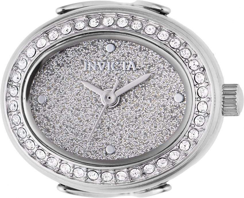 Invicta Women's 49594 Mini Quartz Silver Dial Ring Watch