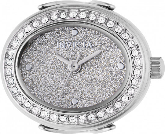 Invicta Women's 49594 Mini Quartz Silver Dial Ring Watch