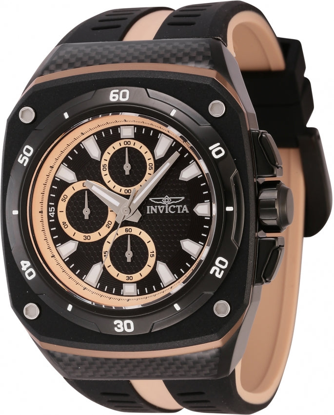 Invicta Men's 46105 Speedway Quartz Chronograph Black Dial Watch