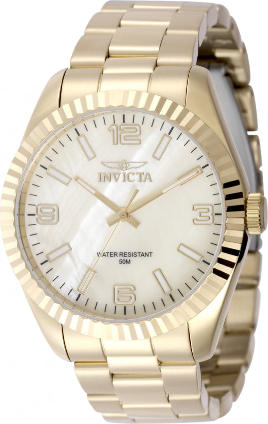 Invicta Men's 50127 Specialty Quartz PC21 Gold Dial Watch