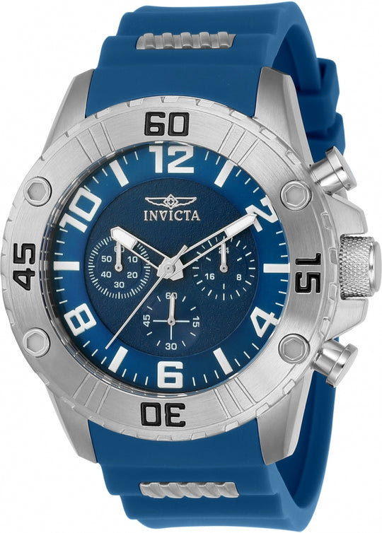 Invicta Men's 22697 Pro Diver Quartz Chronograph Blue Dial Watch