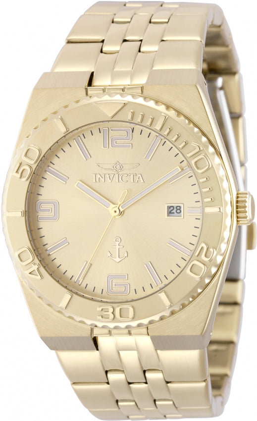 Invicta Women's 50159 OCEAN VOYAGE Quartz PC32 Gold Dial Watch