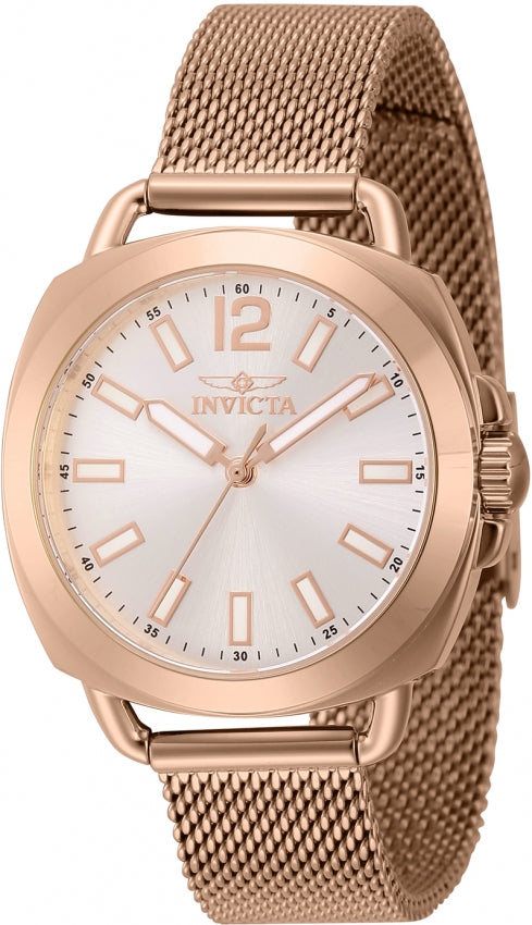 Invicta Women's 46339 Wildflower Quartz 3 Hand Silver Dial Watch