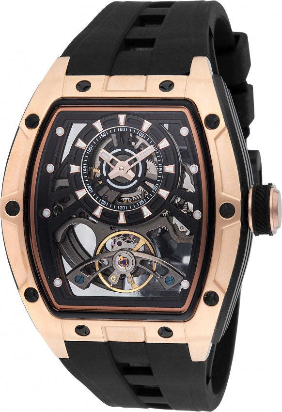 Invicta Men's 49037 S1 Rally Automatic 3 Hand Black Dial Watch
