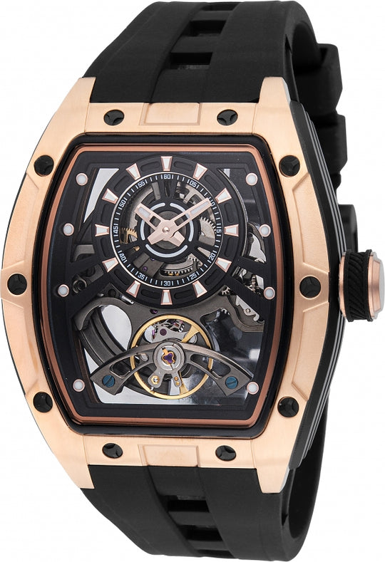Invicta Men's 49037 S1 Rally Automatic 3 Hand Black Dial Watch